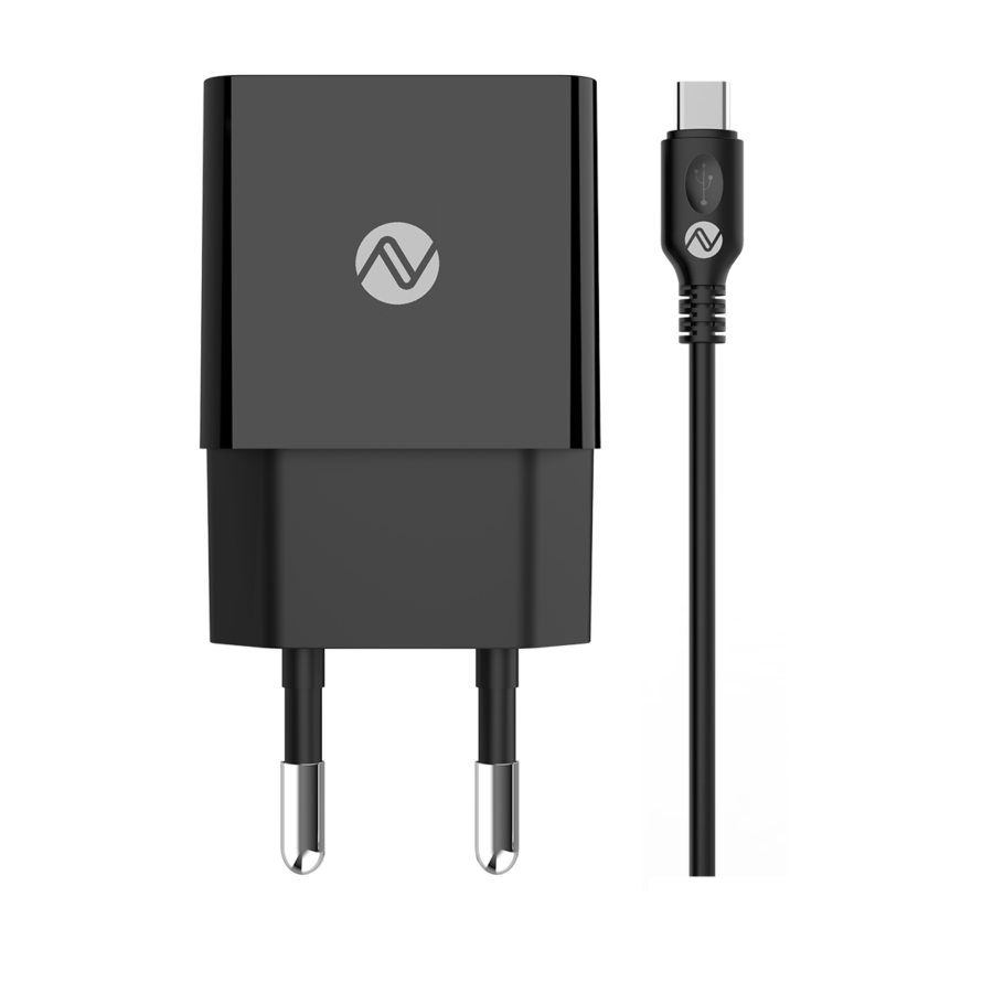 N-Klaus Wall Charger with Type-C cable_1USB